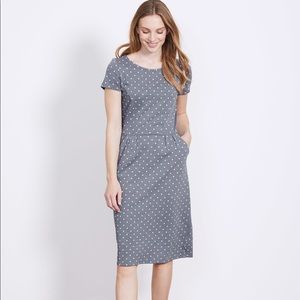 Boden Phoebe Jersey Dress Midi PolkaDot Size 4